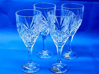 Buy Shannon Crystal DUBLIN By GODINGER 8  Wine Glass - NEW Set Of 4 - CZECH REPUBLIC • 36.32£