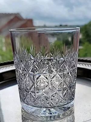 Buy Thomas Webb Crystal “WELLINGTON” Large 12oz Whiskey Glass 3 3/4 Tall - 1st • 29.50£
