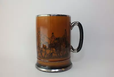 Buy Ye Olde Coaching And Hunting Days Mug Treacle Glazed By Arthur Wood Vintage • 10£