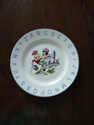 Buy Lord Nelson Pottery England Vintage Jack & Jill Nursery Rhyme 7   Plate • 9.49£