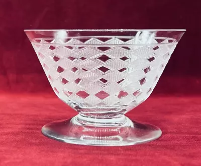 Buy Baccarat Quiberon Sherbet Glass Champagne Cup Crystal Grave Art Deco 1930 • 28.33£