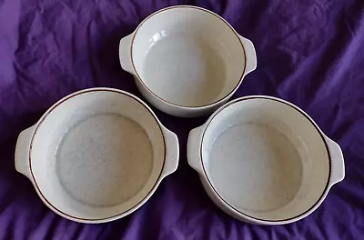 Buy X 3 Poole Pottery Broadstone Eared Soup Cereal Bowl • 10£