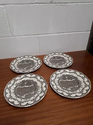 Buy 4x Vintage Chatsworth House Decorative Plates • 12.99£