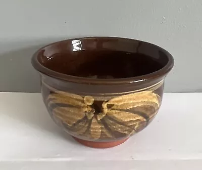 Buy Vintage Hand Thrown Studio Pottery Sugar Bowl/Pot Brown Glaze Signed • 2£