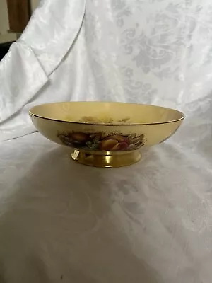 Buy Vintage Aynsley Orchard Gold Plum Large Fruit Bowl • 39.95£