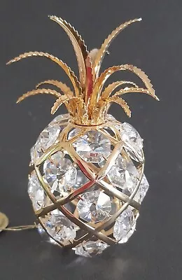 Buy 24K Gold Plated With Swarovski By Crystal Temptations Pineapple Ornament • 11.99£