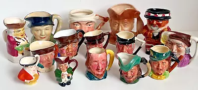 Buy Collection Of Vintage Traditional Toby Jugs - Varioius Sizes And Styles • 20£