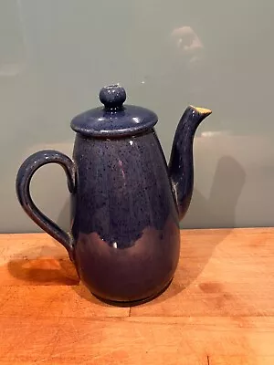 Buy Vintage Denby Bourne Cottage Blue Stop Drip Coffee Pot. 1 1/2 Pint, • 6.50£