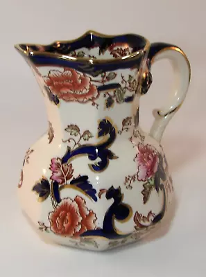 Buy Masons Patent Ironstone Blue Mandalay 1 Pint 5 1/2  Hydra Jug Pitcher  1990s VGC • 14.99£