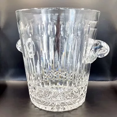 Buy Vintage Lead Crystal Cut Glass Large Champagne Ice Bucket • 95£