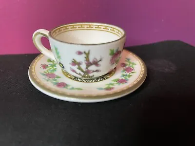 Buy Coalport Miniature China Indian Tree Cabinet Tea Cup And Saucer, • 5.49£