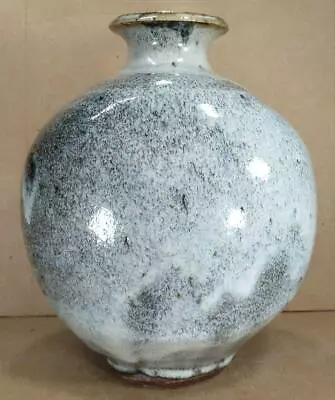 Buy Hamada Shoji Sea Rat Glazed Flat Vase With Box Mashiko Ware Ikebana Flower Z64 • 720.30£