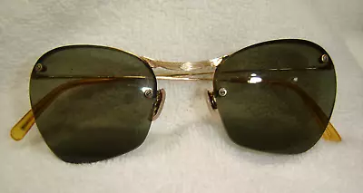 Buy Vintage Algha 20 Sunglasses  Eyeglasses Gold Filled English Made • 42.78£