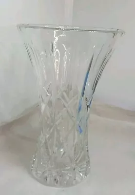 Buy 21cm ROYAL BRIERLEY Cut Crystal Flared Vase Vintage • 9.99£