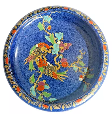 Buy Frederick A Rhead Dish Bursley Ware Blue With Parrots Hand Painted Rare • 14.99£