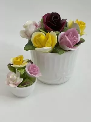 Buy Coalport Bone China Ornamental Posy Of Flowers X2 • 6£