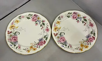 Buy 2 X Duchess Memories Pattern English Bone China 8.25  Plates In EX. CONDITION. • 7.99£