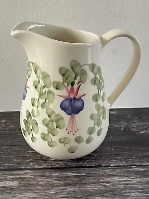 Buy Cinque Ports Pottery The Monastary Rye Small Jug Fuchsia Flower Floral Vintage • 18£