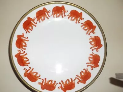 Buy Vtg Decorative Japanese Porcelain Ware Elephant Parade Walking 7 5/8” Bowl • 32.61£