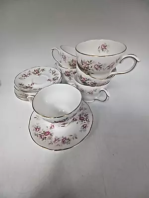 Buy Duchess Fine Bone China Cascade Roses Tea Cup And Saucers C3230 T2160 • 11.99£