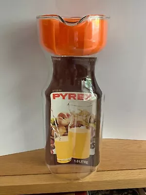 Buy Vintage 1970s Pyrex Orange Juice Jug ~ Orange Lid ~ Retro ~ 1 Litre • 10£