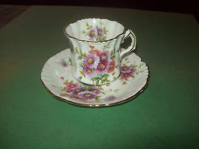 Buy Hammersley &co Bone China Cup & Saucer Floral Pattern  England • 23.33£