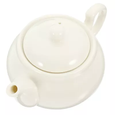 Buy  White Porcelain Tea Set Restaurant Teapot Chinese Style Travel • 10.48£