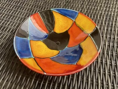 Buy Lovely Vibrant Poole Pottery Mosaic 10.5 /26.6 Cm Fruit Bowl In VGC • 29.50£