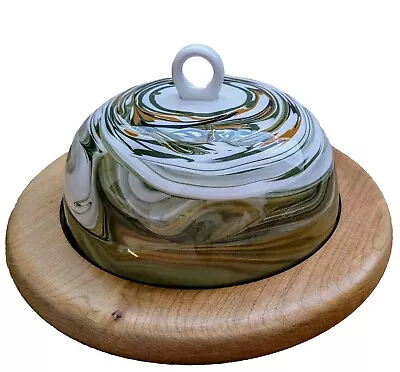 Buy Hebridean Isle Of Lewis Fear An Eich Dome Cloche With Hand Turned Wooden Base • 25£