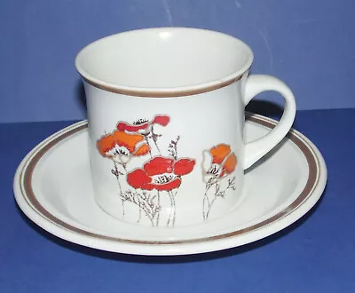 Buy ROYAL DOULTON * Vintage Stoneware Tea Cup & Saucer * Fieldflower Design *  • 7.99£