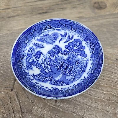 Buy Blue And White Willow Pattern Pottery Unbranded Small Dish • 6.99£