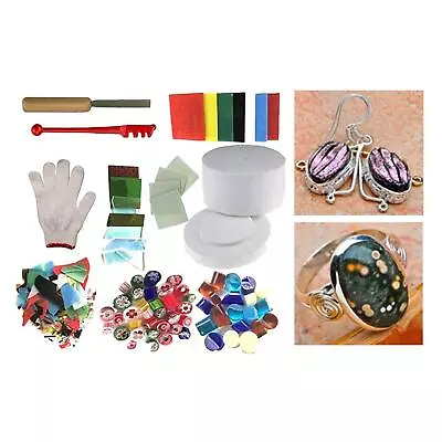 Buy 10 Pieces Large Microwave Kiln Kit Fusing Glass Crafting Making DIY • 58.34£