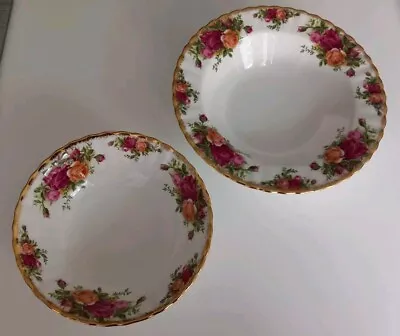 Buy Royal Albert Old Country Roses Rimmed Pasta Soup Cereal Bowl / Dish Pick List • 6.99£