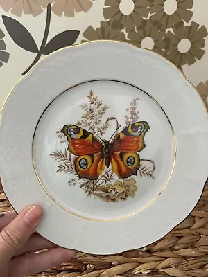 Buy Vintage Side Plate China Dessert  Butterfly Plate Decorative Vintage Tableware • 5£