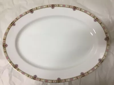 Buy NORITAKE NIPPON China REGINA Pattern # 13674 Large Oval Serving Platter 16 In • 32.62£