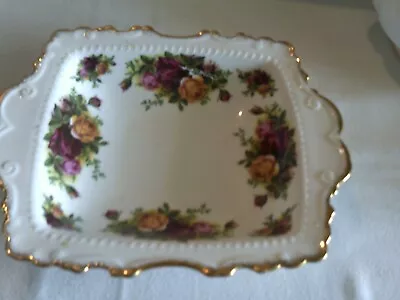 Buy Royal Albert Old Country Rose Scroll Edged Relish / Pickle Dish • 7.99£