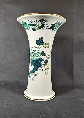Buy Mason's Patent Ironstone Chartreuse Vase,  Height 21cm. • 18.95£