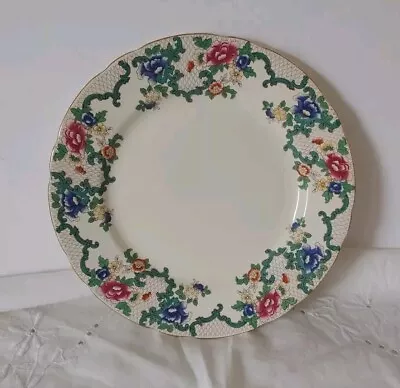 Buy Royal Cauldon Dinner Plate 10  Victoria Pattern ~ England - Good Pre-Owned • 18.17£