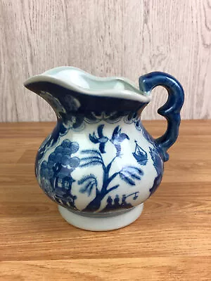 Buy Victoria Ware Flow Blue And White Jug 5  Tall • 24.99£