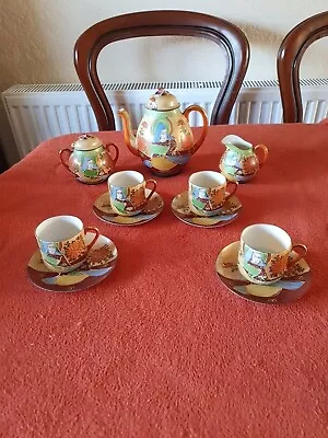 Buy Genuine Samurai China Tea/Coffee Set Vintage Hand Painted  • 30£