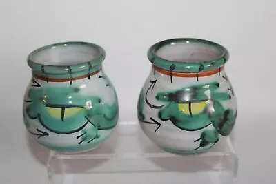 Buy Pair Tintagel Pottery Cornwall Dragon Vases • 9.99£