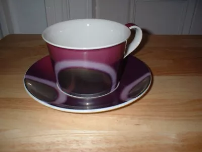 Buy Dunoon Pottery ' Orb Design' Wide Cup And Saucer. Very Rare Hard To Find Design • 14.99£