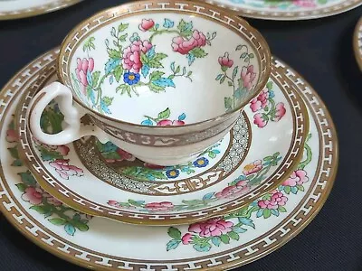 Buy  AYNSLEY  ENGLAND  'Indian Tree'  Antique  Bone China  Cup/Saucer & Plate-Trio  • 31£