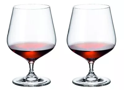 Buy Set Of 2 -  Bohemia Crystal Brandy Cups Glasses 590ml SIRA • 6.95£