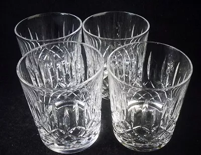 Buy 4 X Edinburgh Crystal Old Fashioned Appin Whisky Tumbler Glasses 3 H • 14.99£