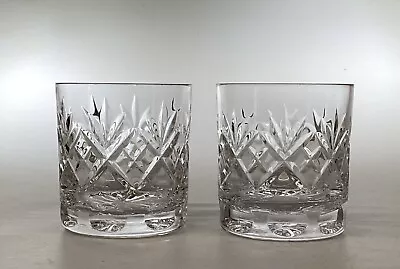Buy Royal Doulton Georgian Pattern Crystal Old Fashioned Whiskey Glass X 2 • 25£