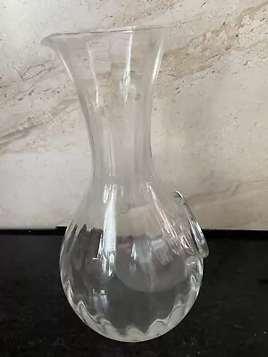 Buy Dartington Crystal Water Or Wine Carafe Ripple Effect Glass • 9.99£