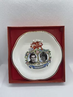 Buy Palissy Royal Worcester Spode Trinket Dish Ironstone Pin Dish Charles And Diana • 20£