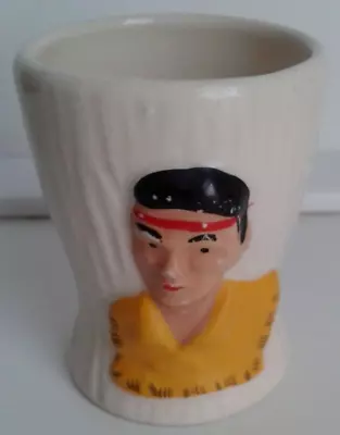 Buy Tonto From The Lone Ranger Show 1961 Vintage Egg Cup Keele Street Pottery • 4.70£