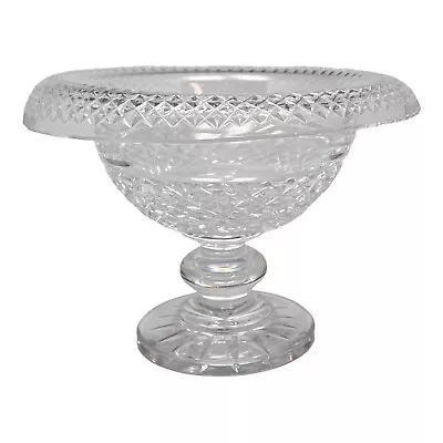 Buy Waterford Crystal Turnover Bowl Cut Glass Footed 9 5/8 • 288.55£